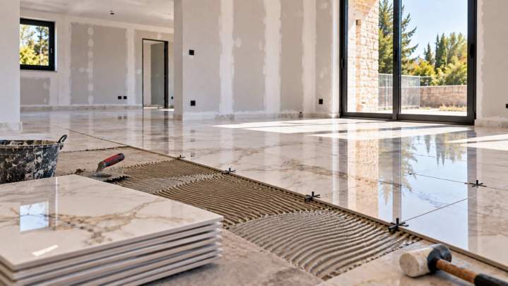 Pose de carrelage Verdun